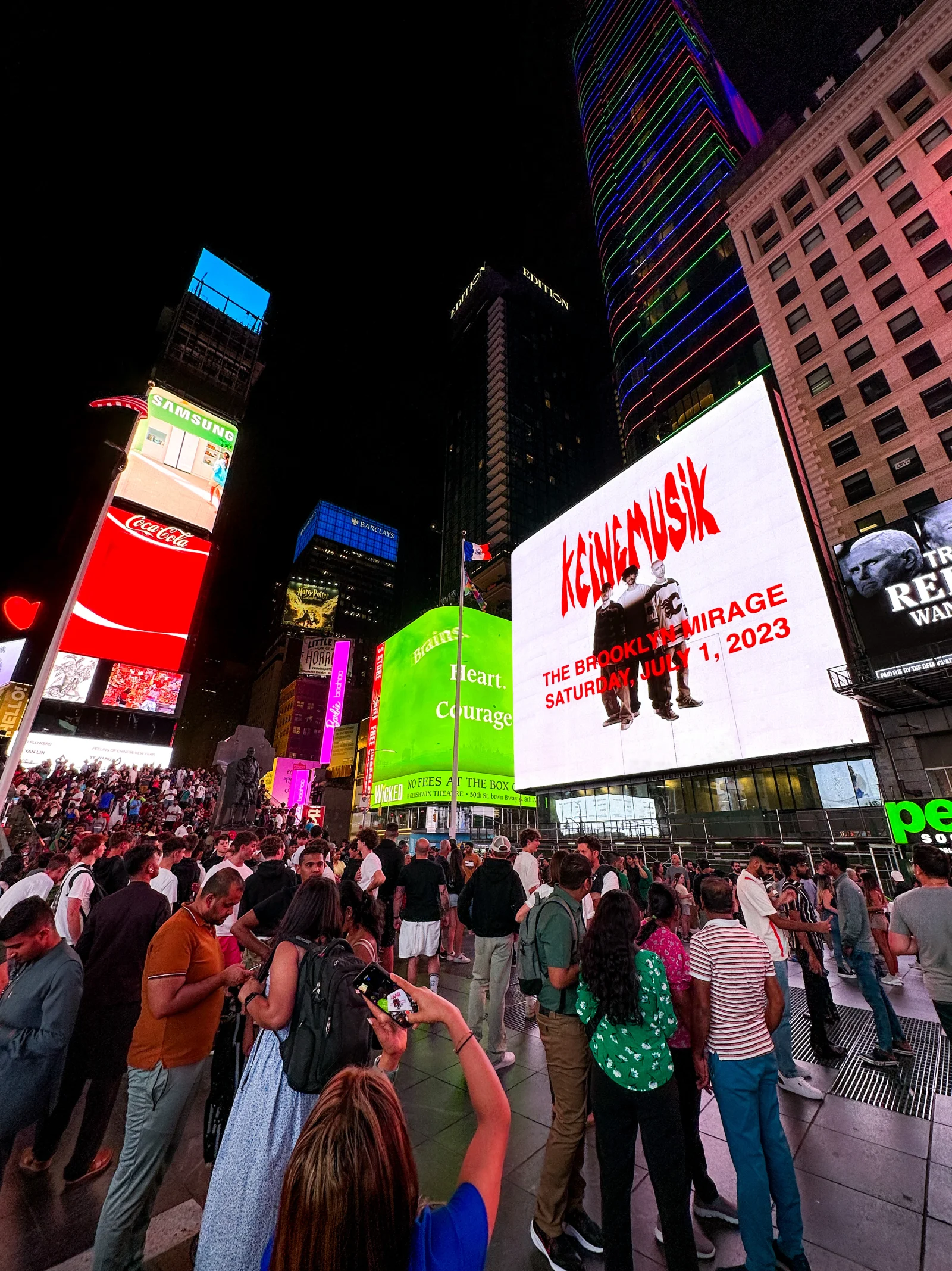 Backstage at Brooklyn Mirage